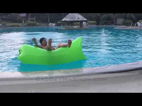 โซฟาลม Air Sofa รีวิวโซฟาเป่าลมพกพา นอนได้ทั้งในบ้านและกลางแจ้ง
