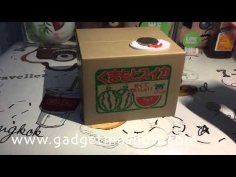 กระปุกออมสินคุมะมง Kumamon จากญี่ปุ่น มีเสียงเพลงสุดน่ารัก