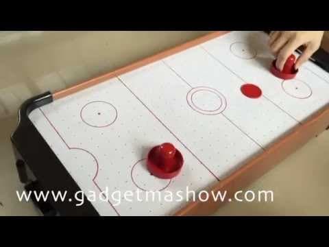 เกมส์โต๊ะฮ็อคกี้ Mini Air Hockey รีวิวโต๊ะฮ็อคกี้มีลมเป่าเล่นได้ที่บ้าน
