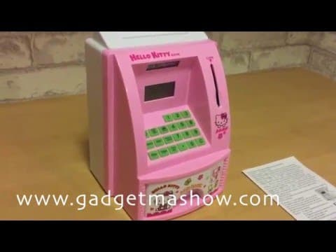กระปุกออมสิน Kitty รีวิววิธีใช้ครบ ตั้งรหัส ฝาก-ถอน สอนลูกออมเงิน
