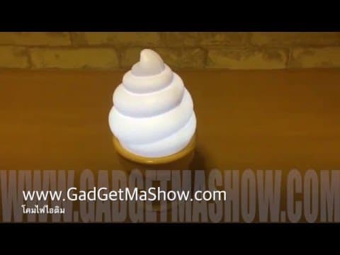 รีวิวโคมไฟไอติม Ice Cream Lamp ไอเดียของขวัญวันเกิดสุดน่ารัก