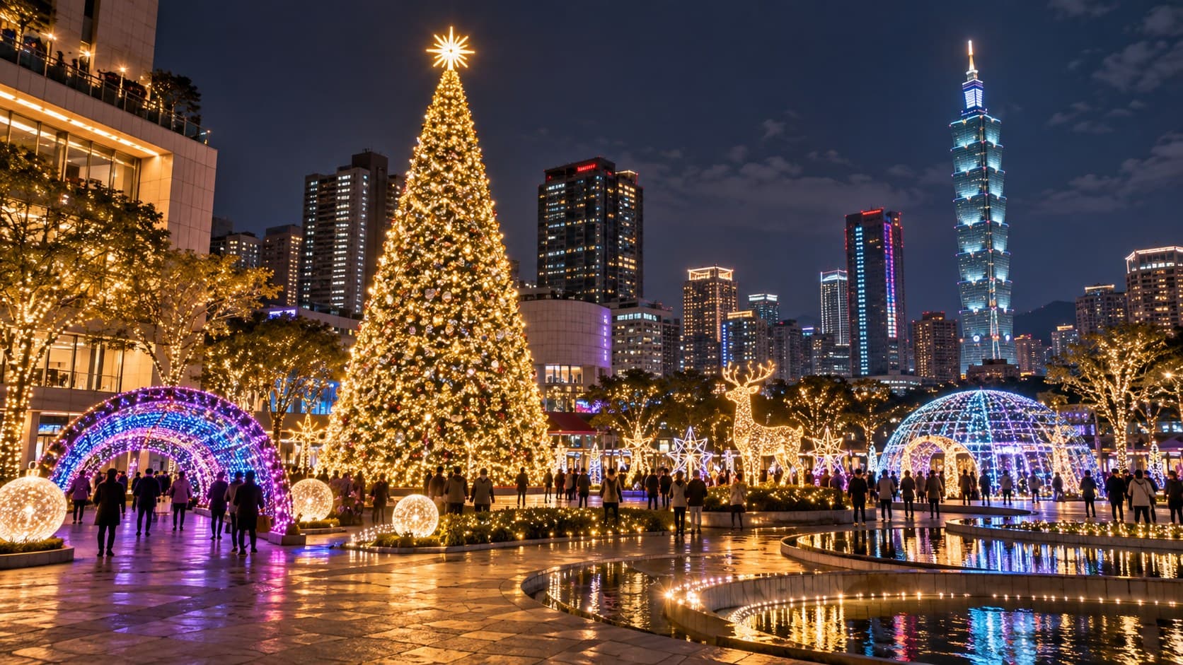 New Taipei Christmasland 2026-2027 เที่ยวเมืองคริสต์มาสไต้หวัน